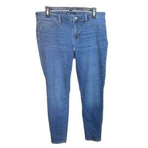 GAP Favorite Jeggings Medium Blue Stretchy Size 12 GUC